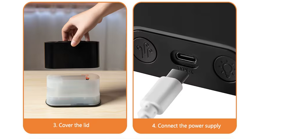 Premium Flame Diffusor - Hypnotisierender Nebel-Effekt