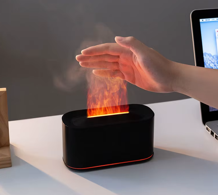 Premium Flame Diffusor - Hypnotisierender Nebel-Effekt