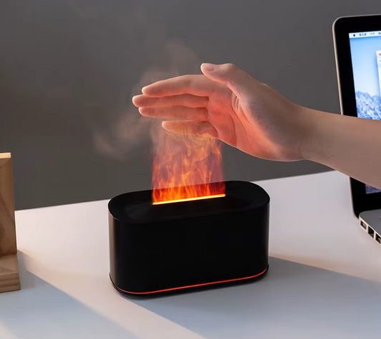 Premium Flame Diffusor - Hypnotisierender Nebel-Effekt